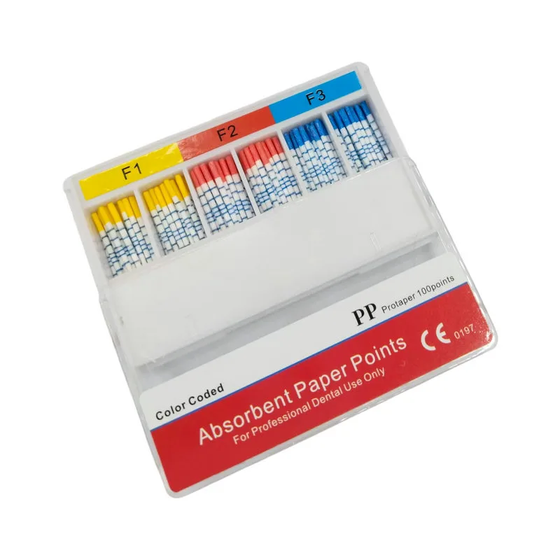 Absorbent Paper Points Tapered F1-F5 With Scale Absorbent Paper Points Tapered F1-F5 With Scale