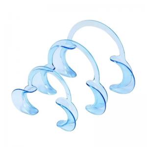 Mouth Opener C shape Transparent Blue